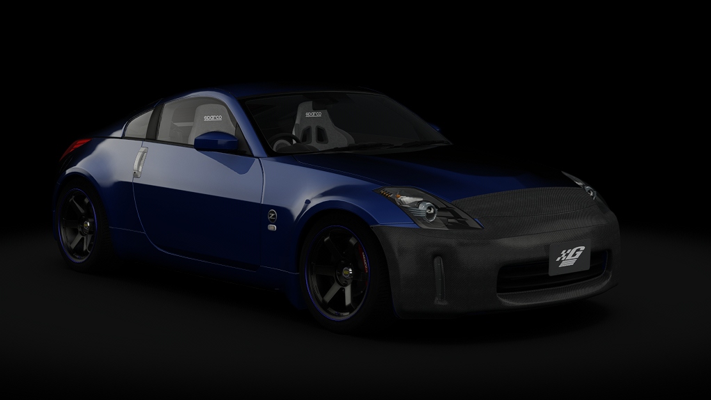 blue Nissan 350z – Street Tuned – Initial G — blue